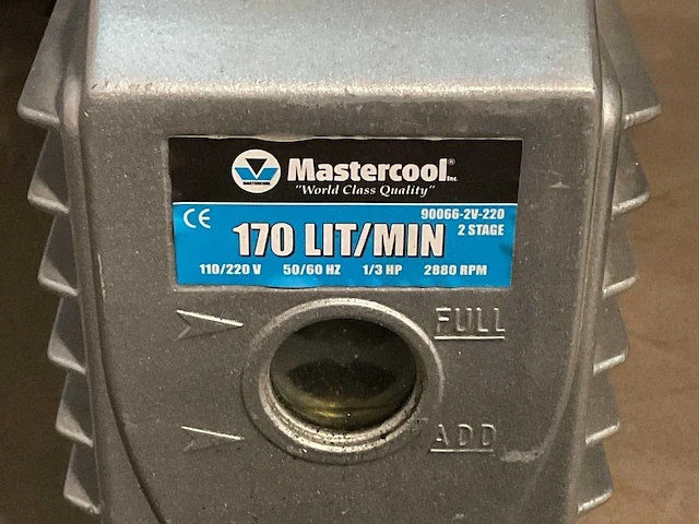 Mastercool 90066-2v-220 vacuümpomp - afbeelding 5 van  5