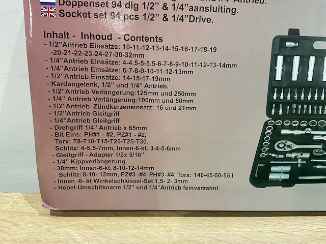 Mastercraft 94 delige doppenset - afbeelding 8 van  8