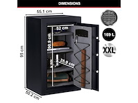 Masterlock versterkte beveiliging kluis xxl t0-331ml - afbeelding 2 van  4