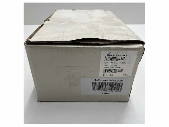 Mastervolt ac master 12v - 200w sinus inverter - 28010200 - afbeelding 5 van  5