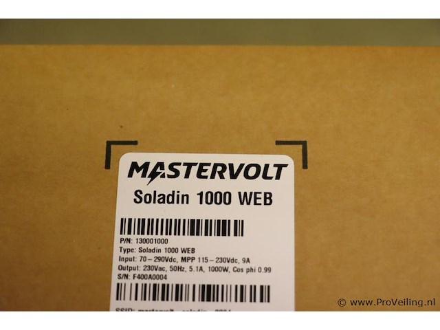 Mastervolt inverter/omvormer type soladin 1000 web | nieuw in doos - afbeelding 5 van  5