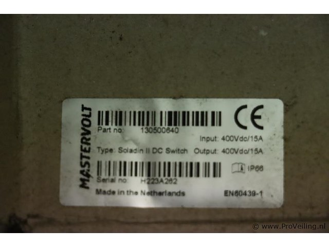 Mastervolt schakelaar type soladin ii dc switch - afbeelding 2 van  4