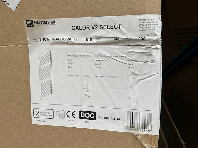 Masterwatt calor v2 select radiator - afbeelding 3 van  4