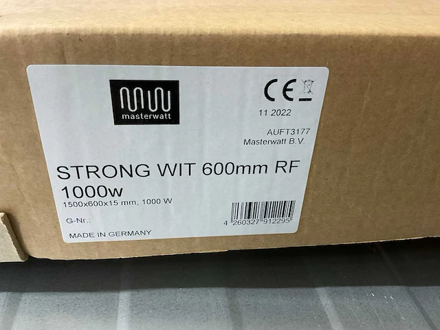 Masterwatt strong-rf infraroodpaneel 1000w (2x) - afbeelding 4 van  4