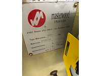 Masterwood om b1 horizontale gatensteek machine - afbeelding 5 van  15