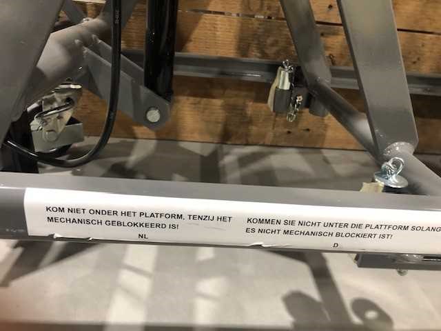 Matador hydraulische heftafel - afbeelding 7 van  8