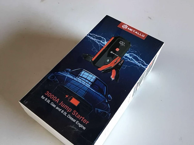 Matallo jump starter 3000a acculader - afbeelding 1 van  4