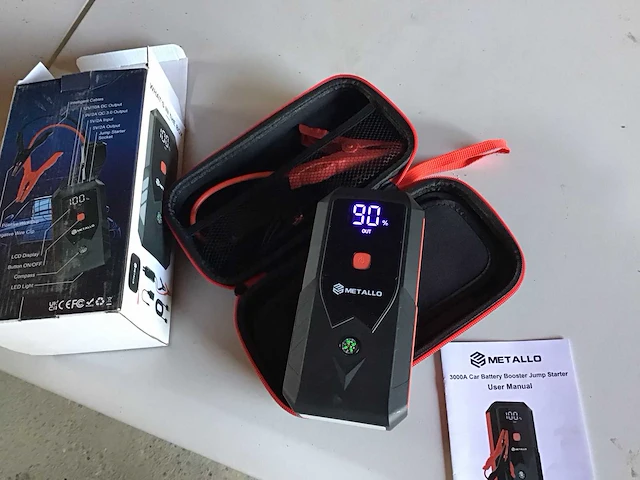 Matallo jump starter 3000a acculader - afbeelding 2 van  4