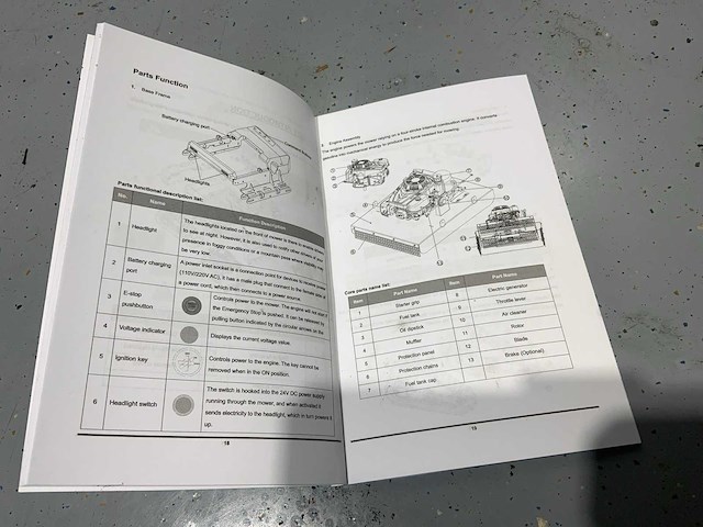 Mateng - rm20 - grasmaaier op afstand bestuurbaar, lawn mower tracks - afbeelding 7 van  38