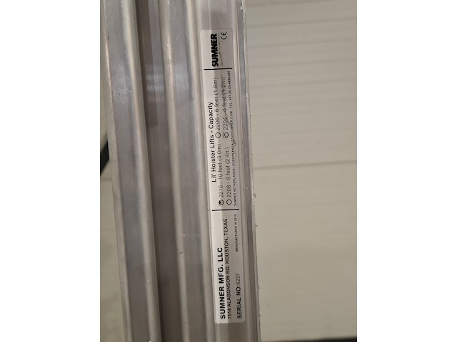 Materiaallift 3,40m ~ sumner, 2210, bouwjaar 2019 - afbeelding 9 van  10
