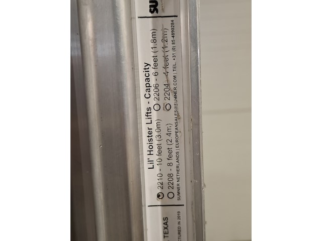 Materiaallift 3,40m ~ sumner, 2210, bouwjaar 2019 - afbeelding 10 van  10