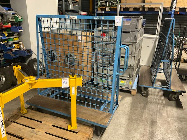 Materiaal/platen wagen - afbeelding 5 van  5