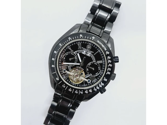 Mathis montabon mm-09 keramiek horloge - automatisch uurwerk open heart - afbeelding 2 van  8
