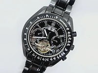 Mathis montabon mm-09 keramiek horloge - automatisch uurwerk open heart - afbeelding 2 van  8