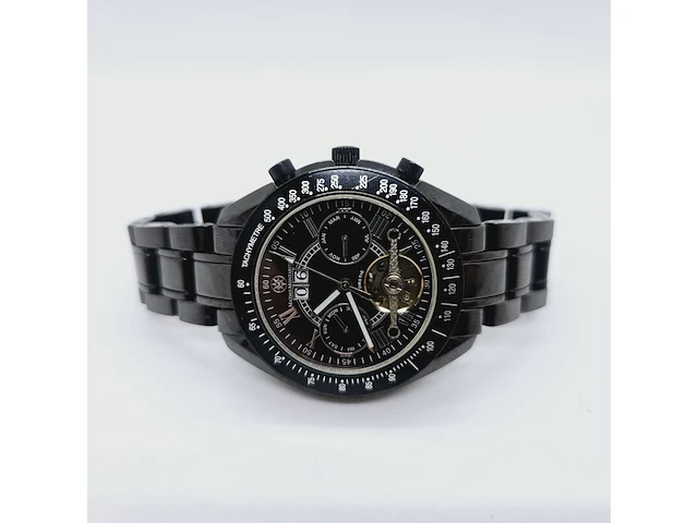 Mathis montabon mm-09 keramiek horloge - automatisch uurwerk open heart - afbeelding 3 van  8