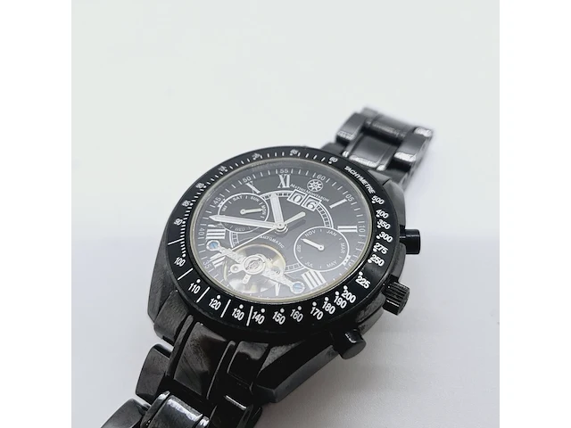 Mathis montabon mm-09 keramiek horloge - automatisch uurwerk open heart - afbeelding 6 van  8