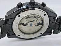 Mathis montabon mm-09 keramiek horloge - automatisch uurwerk open heart - afbeelding 8 van  8