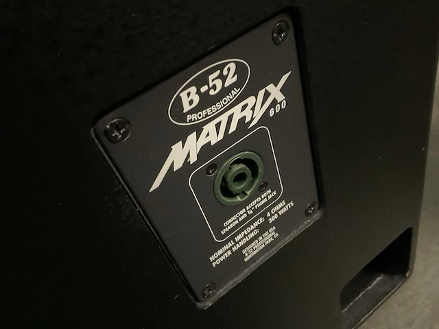 Matrix b-52 professional speaker (2x) - afbeelding 4 van  6