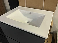Matt antracite badmeubel 60 cm - afbeelding 3 van  5
