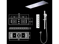 Mawialux - 5-in-1 doucheset met bluetooth - chroom - afbeelding 2 van  13
