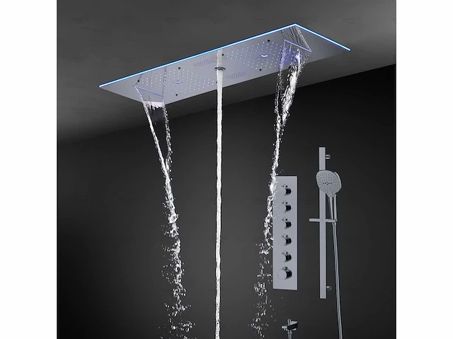 Mawialux - 5-in-1 doucheset met bluetooth - chroom - afbeelding 6 van  13