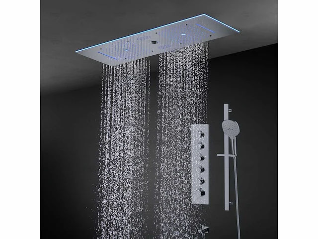 Mawialux - 5-in-1 doucheset met bluetooth - chroom - afbeelding 8 van  13