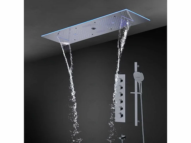 Mawialux - 5-in-1 doucheset met bluetooth - chroom - afbeelding 9 van  13