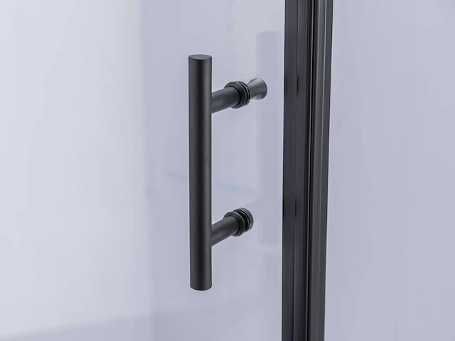 Mawialux - dallas - douchecabine 100cm - mat zwart - afbeelding 9 van  11