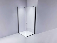 Mawialux - dallas - douchecabine 100cm - mat zwart - afbeelding 11 van  11