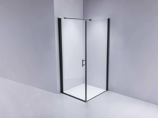 Mawialux - dallas - douchecabine 90cm - mat zwart - afbeelding 5 van  11