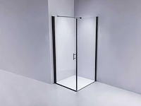 Mawialux - dallas - douchecabine 90cm - mat zwart - afbeelding 5 van  11