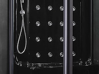 Mawialux 2-persoons stoomcabine - lonzo - zwart - afbeelding 7 van  11