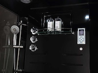 Mawialux 2-persoons stoomcabine - lonzo - zwart - afbeelding 8 van  11