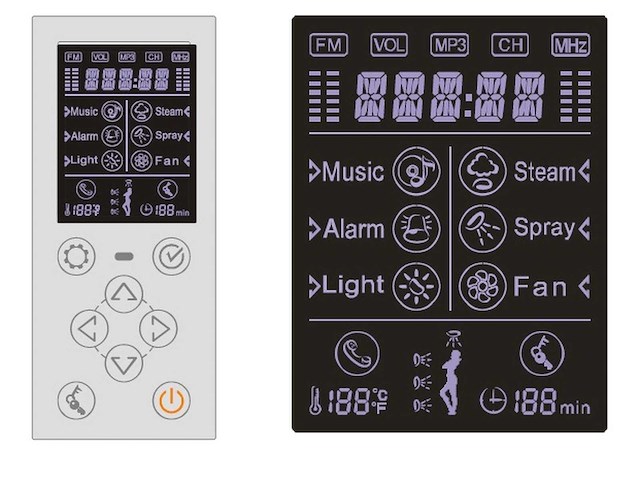 Mawialux 2-persoons stoomcabine - lonzo - zwart - afbeelding 9 van  11