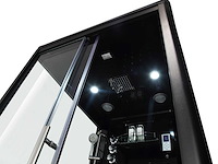 Mawialux 2-persoons stoomcabine - lonzo - zwart - afbeelding 10 van  11