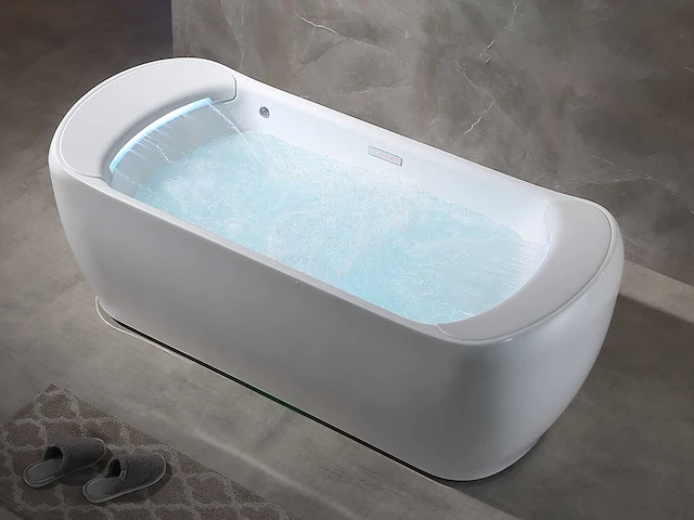 Mawialux 2-persoons vrijstaand design massagebad - waterval - afbeelding 1 van  11