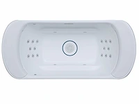 Mawialux 2-persoons vrijstaand design massagebad - waterval - afbeelding 2 van  11