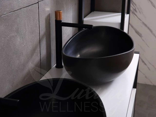 Mawialux badkamermeubel 150cm met 2 hangkasten - mat wit - afbeelding 10 van  30