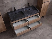 Mawialux badkamermeubel 2-persoons 120cm bruin eiken met hangkast - afbeelding 5 van  25