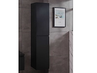 Mawialux badkamermeubel 2-persoons 120cm met hangkast - mat zwart - afbeelding 63 van  70