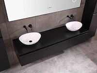 Mawialux badkamermeubel mat zwart 150/180cm breedte keuze - afbeelding 6 van  41