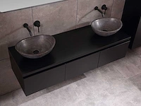 Mawialux badkamermeubel mat zwart 150/180cm breedte keuze - afbeelding 15 van  41