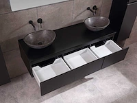 Mawialux badkamermeubel mat zwart 150/180cm breedte keuze - afbeelding 16 van  41