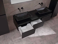 Mawialux badkamermeubel mat zwart 150/180cm breedte keuze - afbeelding 25 van  41