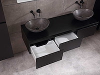 Mawialux badkamermeubel mat zwart 150/180cm breedte keuze - afbeelding 17 van  41