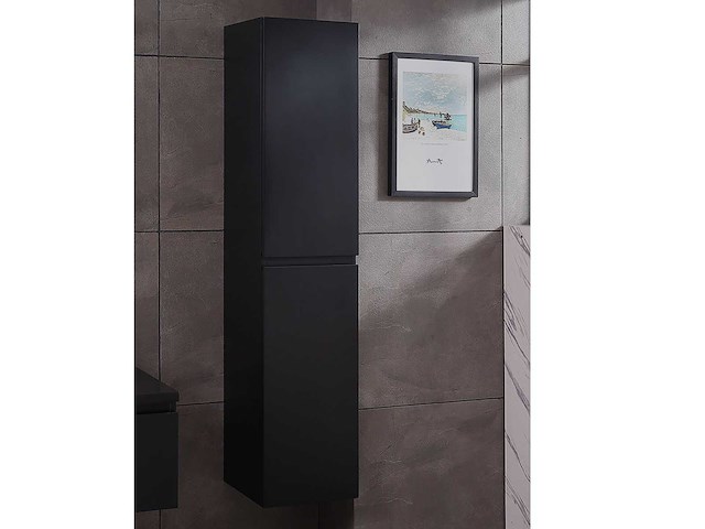 Mawialux badkamermeubel mat zwart 150/180cm breedte keuze - afbeelding 29 van  41