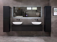 Mawialux badkamermeubel mat zwart 150/180cm breedte keuze - afbeelding 39 van  41