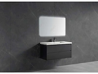 Mawialux badmeubelset 100cm - mat zwart - afbeelding 6 van  11