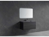 Mawialux badmeubelset 100cm - mat zwart - afbeelding 5 van  11