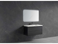 Mawialux badmeubelset 100cm - mat zwart - afbeelding 6 van  11